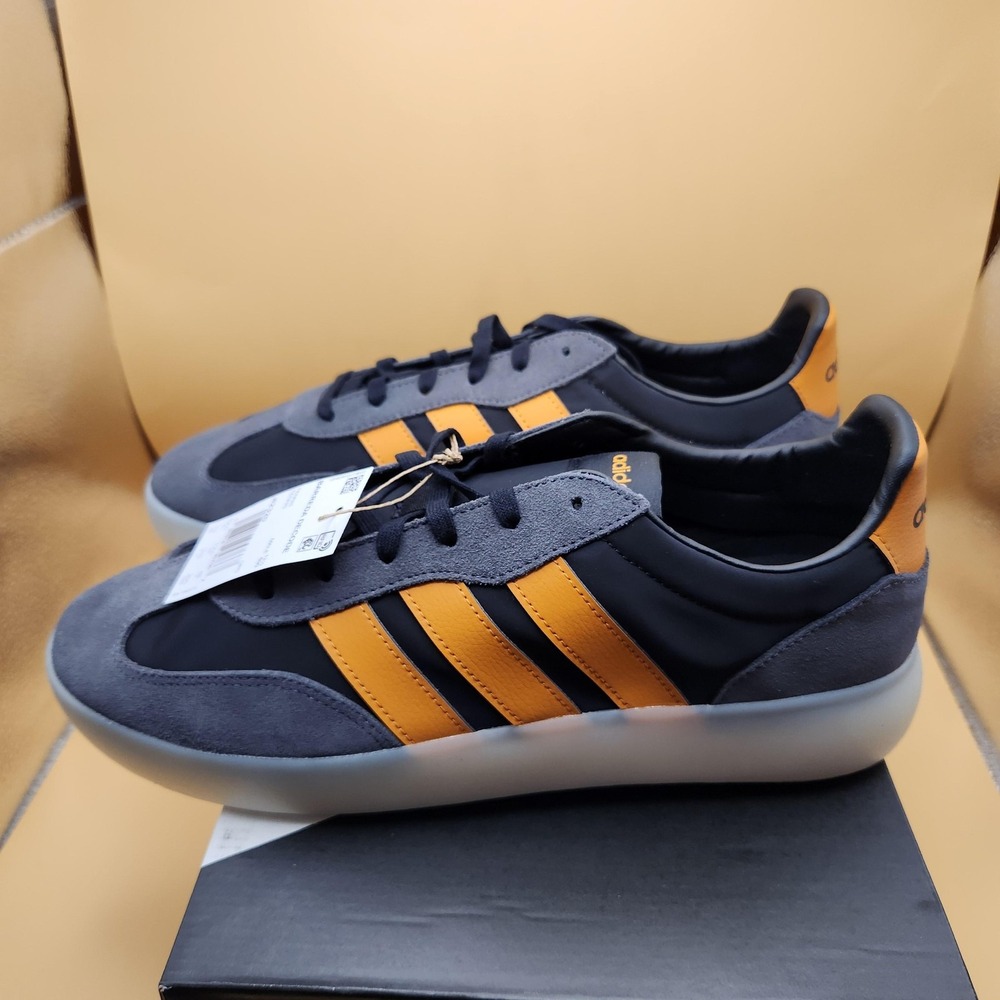 Adidas Barreda Decode‎ Shoes Mens Size 13 Gray Black Orange Tennis Casual JI2320